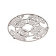 thumbnail image 1 of IH Casa Decor White Rose Round Trivet - Set of 2, 1 of 3