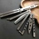 thumbnail image 2 of 1 Uds mariposa en cuchillo de bolsillo cuchillo de entrenamiento de acero plegable, 2 of 2
