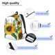 thumbnail image 3 of Balery Sunflowers (2) Mochila Clásica Impresa Básica para Viaje, Mochila Escolar Resistente al Agua, Mochila de Lona con Correas Ajustables-Medium, 3 of 5
