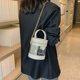 thumbnail image 5 of Bolso de mano transparente para mujer, bolsos de mensajero, cadena, bolso de mano para mujer, blanco FLhrweasw Nuevo, 5 of 6