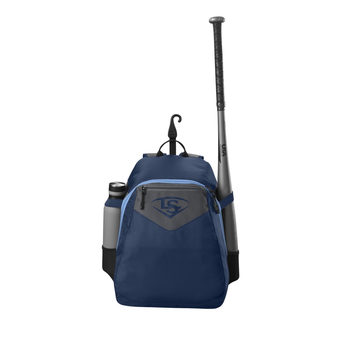 Louisville Slugger Genuine V2 Baseball/Softball Bat Bag - Holds up to 2 Bats, Navy