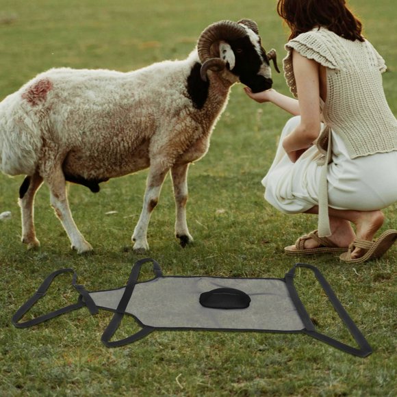 FUEENIRVA Delantal Ajustable Para Ganado Prevención De Cruces En Cabras Y Ovejas Material Transpirable