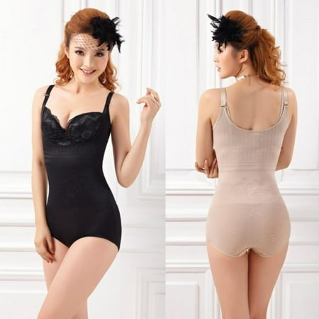

ColorProfitKids Shapewear Bodysuit for Women - Tummy and Waist Control Bodysuit Jumpsuit Camisole Sleeveless