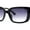 Black Silver - Smoke, variant on Womens Chic Designer Jewel Arm Rectangular Cat Eye Diva Sunglasses Black Gold - Black