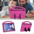 thumbnail image 2 of Funda de goma EVA para tableta Samsung Galaxy Tab S10+ con asa y soporte para niños, color negro y rosa, 2 of 5