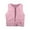 Pink, variant on Western-Style Cowboy and Cow Girl Vest for Boys and Girls, Tassel Fringe Waist Coat Top Party Wear, Brown Suede-Like Vest with Western-Inspired Design