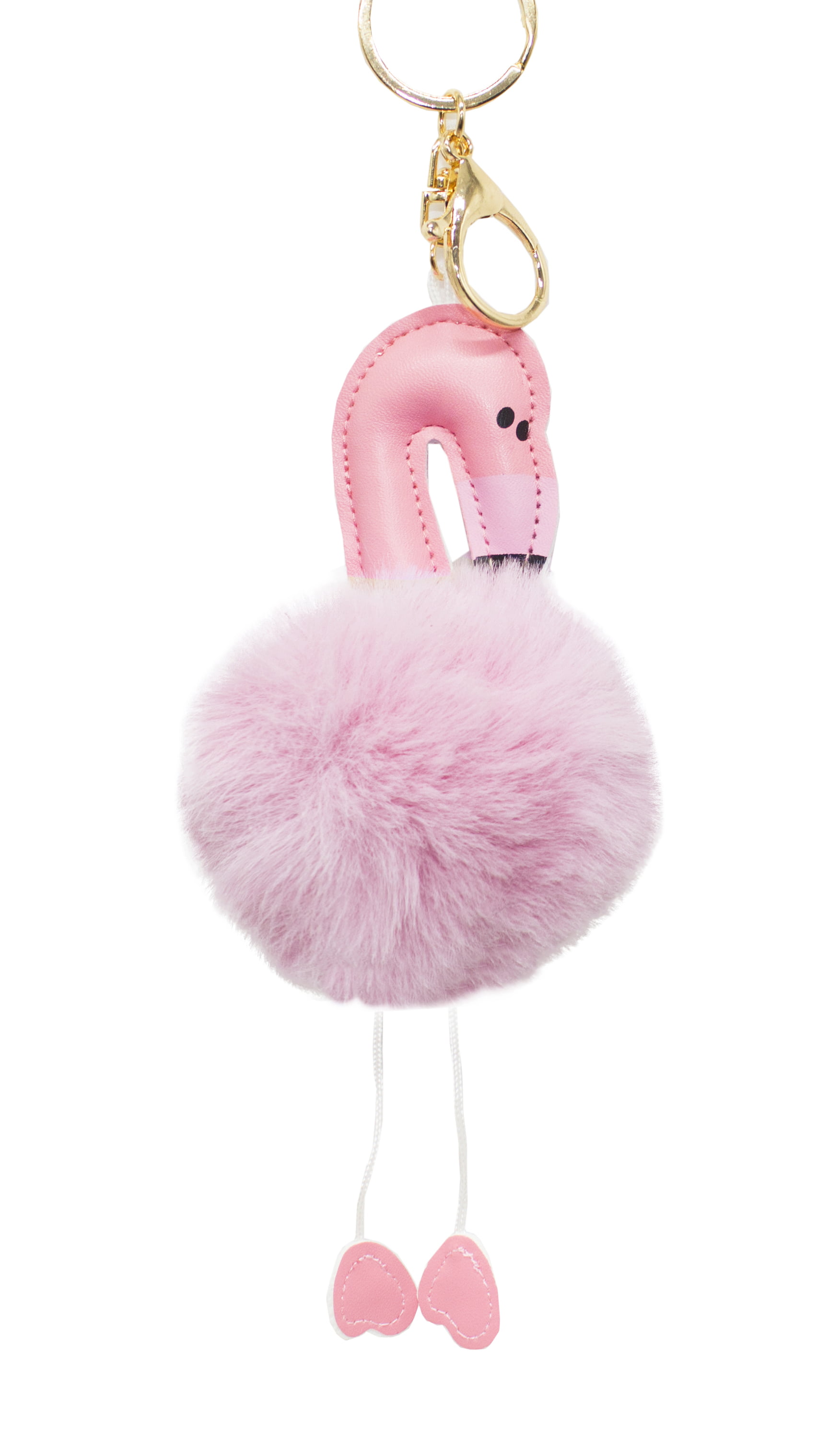 Reversible Glitter Sequin Unicorn Flamingo  Pendant Key Keyring Chain Handbag 