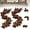 Brown, variant on Brown Magnolia Leaf Garland - Artificial Magnolia Garland with Pinecones, Rustic Fall Decor, Garland for Fireplace Mantel, Christmas, and Thanksgiving Decorations - 1Pcs