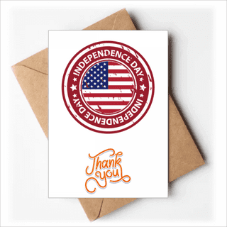 Old Glory American Flag Photographic Smooth Blank Note Cards with Red Envelopes 16 Count