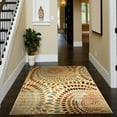 thumbnail image 5 of Ox Bay Aura 7'9" x 9'5" Beige/Multi Geometric Performance Adult Indoor Area Rug, 5 of 7