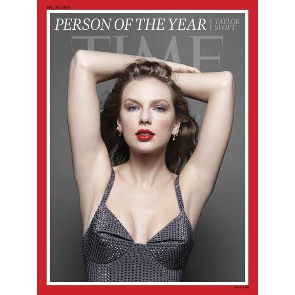 Taylor Swift TIME Person Of The Year Magazine - Cover Version 2: Silver Dress