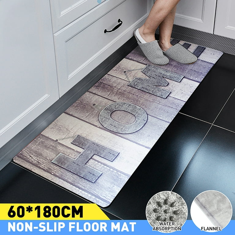 Memory Foam Soft Bath Mats - Non Slip Absorbent Bathroom Rugs Rubber Back  Runner Mat, Extra Large Size Runner Long Mat for Kitchen Bathroom Floors,  62x20 / 23.6x70.9 