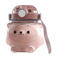 thumbnail image 1 of Bsvklp 1000ML Big Belly Cup Cute Bear Botella Hervidor Regalos (Café), 1 of 8