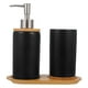 thumbnail image 1 of 1 Juego de accesorios de baño, soporte para cepillo de dientes, taza, dispensador de jabón, 1 of 5