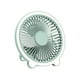 thumbnail image 1 of Ventilador de mesa personal compacto, ventilador eléctrico recargable para dormitorio. verde sin lámpara, 1 of 9