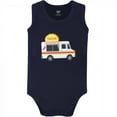 thumbnail image 3 of Hudson Baby Infant Boy Cotton Sleeveless Bodysuits 5pk, Taco Truck, 12-18 Months, 3 of 4