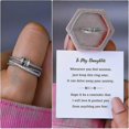 thumbnail image 4 of Bague Anti-Stress Fidget pour Femmes et Adolescentes, Bague Ajustable avec Perles, 4 of 5