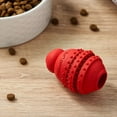 Vibrant Life Treat Buddy Dog Toy, Red, Small, 3.5"