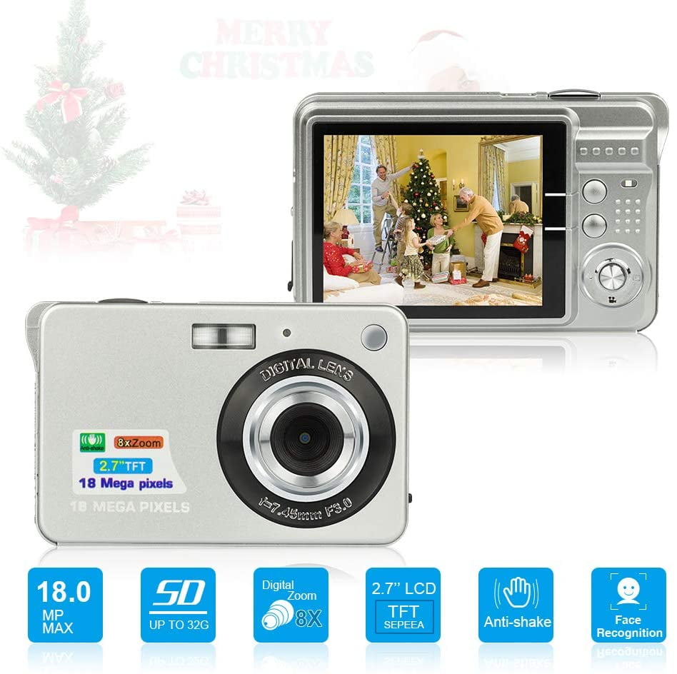 Digital Camera, Photo Camera Digital 2.7 Inch 18 Mp Hd Mini Digital