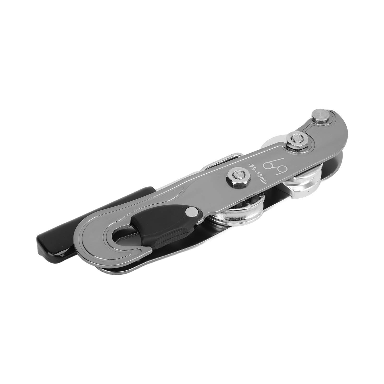 Gupbes Climbing Stop Descender,Rappelling Belay Descender,Rock Climbing Descender Ascender And Rappelling Descending Device Rope Stoper Climbing Gear