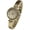 Gold, variant on Collections Men's Analog Japanese Quartz Watch, 33mm Roman Numeral Dial, Rhinestone Bezel, Metal Link Bracelet Dress Wrist Watch
