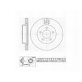 thumbnail image 4 of Winstop Brake Rotor, Front WS231028, Dodge Intrepid 1997-1996, 4 of 4