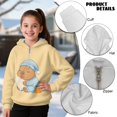 thumbnail image 6 of Pzuqiu Capybara Hooded Sweatshirts for Girls 4-5 Lightness Comfortable Children's Long Sleeve Sweatshirt Versatile Fall Outfits Fashion Clothing Practical for Teens Girls Kids, 6 of 7
