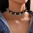 thumbnail image 3 of Conjunto de Collar Choker Steampunk Gótico con Forma de Corazón para Halloween., 3 of 3