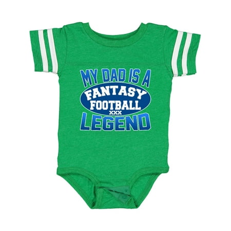 

Inktastic My Dad is a Fantasy Football Legend Gift Baby Boy or Baby Girl Bodysuit