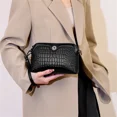 thumbnail image 4 of Bolsos de hombro tipo bandolera pequeños de cuero de alta calidad para mujer, bolsos de lujo para mujer, bolsos de mensajero, bolsos sencillos para teléfono, 4 of 5