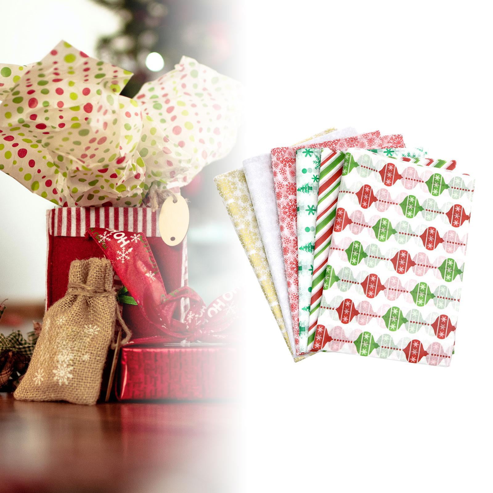 Sharprepublic Christmas Tissue Paper Sheets Decor Wrapping Papers for Engagement Valentine