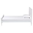 thumbnail image 2 of Baxton Studio Roni Modern White Wood Twin Platform Bed with Scalloped Edges, 2 of 9