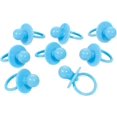 thumbnail image 1 of Dijes de Chupete Grandes Azules para Baby Shower, 2 3/8 Pulgadas x 1 3/8 Pulgadas, Multicolor, 1 of 2