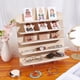 thumbnail image 2 of Exhibidor de pendientes de madera, estante de joyería de 5 niveles, organizador de joyas, 2 of 5