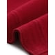 thumbnail image 5 of Chaqueta de mezclilla recortada de manga corta con cuello vuelto para mujer INSPIRE CHIC roja XL, 5 of 6