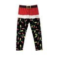 thumbnail image 3 of MKOSPLRT Girls Christmas Leggings Printed Pants Full Ankle Length Cotton Tights High Waist Stretch Sport Leggings for Xmas 3-8Y, 3 of 6