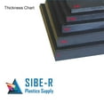 thumbnail image 2 of MARINE BOARD HDPE HIGH DENSITY POLYETHYLENE BLACK 1/2" THICK 6" x 12", 2 of 3