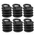 thumbnail image 1 of AURARMLET 6Pcs Durable Black Rubber Kayak Scupper Plugs for Marine Drain Hole Protection, 1 of 6