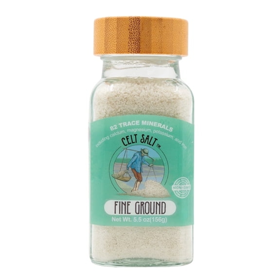 Nature's Pantry Celtic Salt, Fine Ground 5.5 oz Glass Shaker