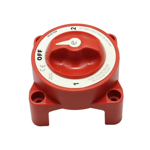 Selector de interruptor de batería genérico, 350A, 3 posiciones, fácil instalación, piezas de yate para barco, resistente, máximo 32V , encendido