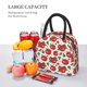thumbnail image 5 of Fotbe Hand Drawn Tomatoes Bolsa de Almuerzo con Estampado, Lonchera Aislada, Contenedor de Comida Reutilizable Tipo Cooler a Prueba de Fugas, 5 of 6