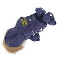 thumbnail image 4 of Abrigos de invierno ANGGREK con capucha para Perros Azul de Moda 4 Patas, 4 of 8