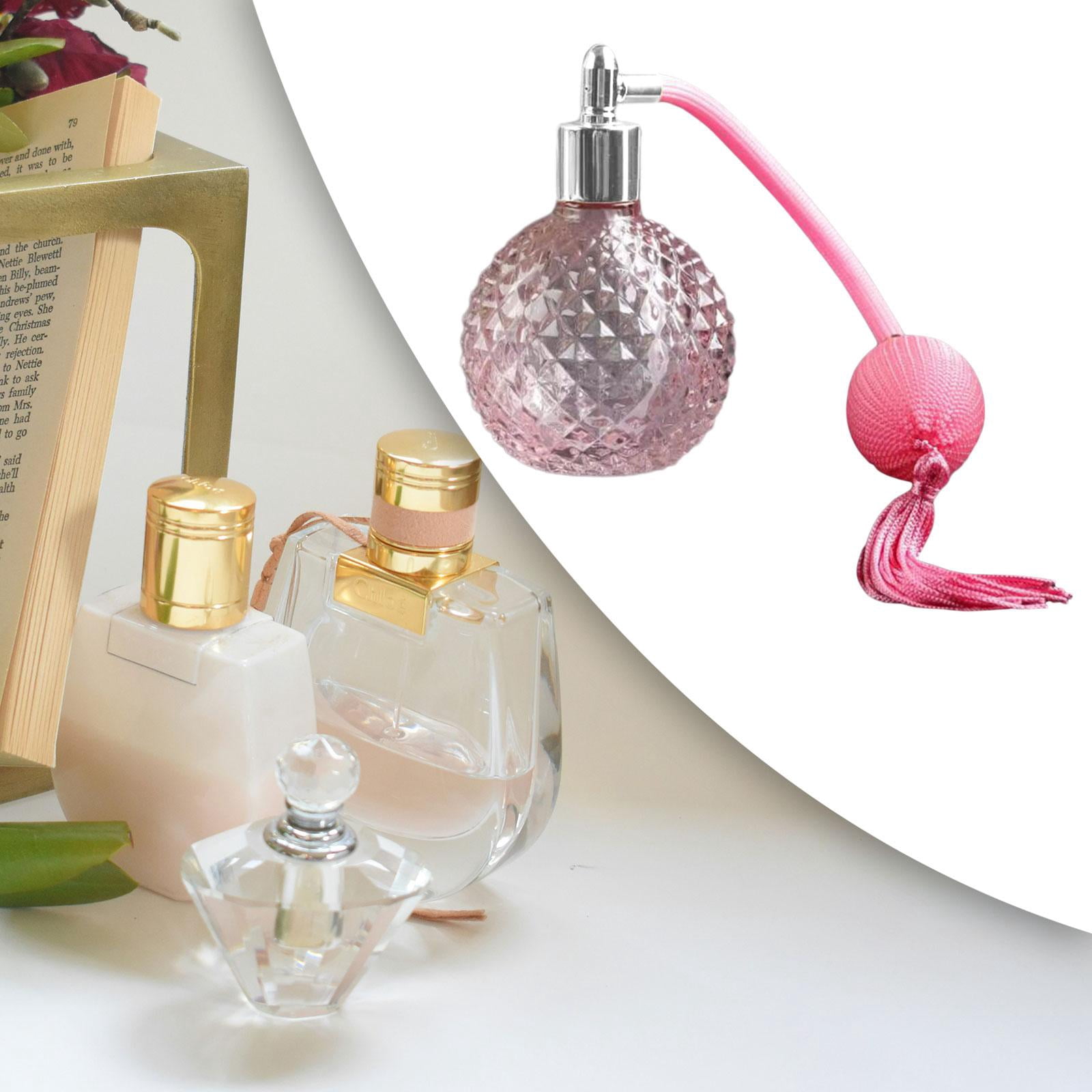 TOOYFUL Perfume Bottle Spray Bottle Multipurpose Small Glass Perfume Dispenser Perfume for Store Home Travel Accessories Men Pink