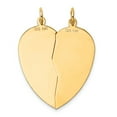 thumbnail image 3 of 14k Yellow Gold Mizpah Charm, 3 of 4