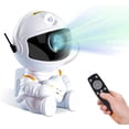 thumbnail image 2 of Proyector de luz de galaxia para niños y adultos, luz nocturna de astronauta para dormitorios y salas de juegos, decoración de techo de estrella, 2 of 9