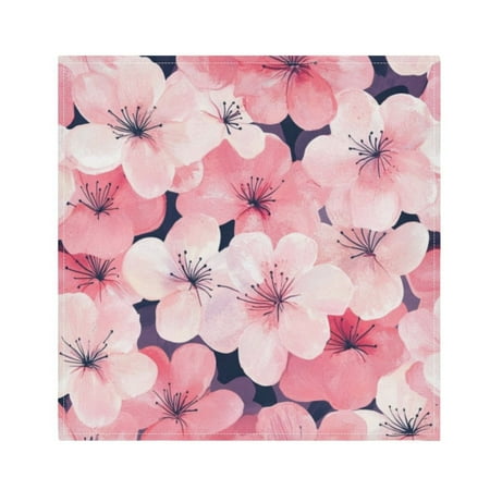 

Napkin Satin Napkin 20*20Inchx1 Kitchen Towel Dinner Plate Towel Decorative Towel Napkin Tea Towel Suitable For Kitchen Table Plum Blossom Seamless