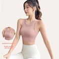 thumbnail image 4 of Chaleco deportivo ajustado para exteriores, sujetador de fitness transpirable de secado rápido a prueba de golpes para mujer, ropa de yoga de una pieza de alta resistencia, 4 of 5