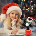 thumbnail image 3 of Puntoco Muñeco Navideño Eléctrico De Peluche Que Baila Y Canta Papá Noel (Versión Recargable) C,Decoración Hogareña, 3 of 4