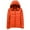 Orange, variant on Plus Size Puffer Jacket For Women Ultra Lightweight Warm Winter Coat Compact Travel Design With Storage Bag