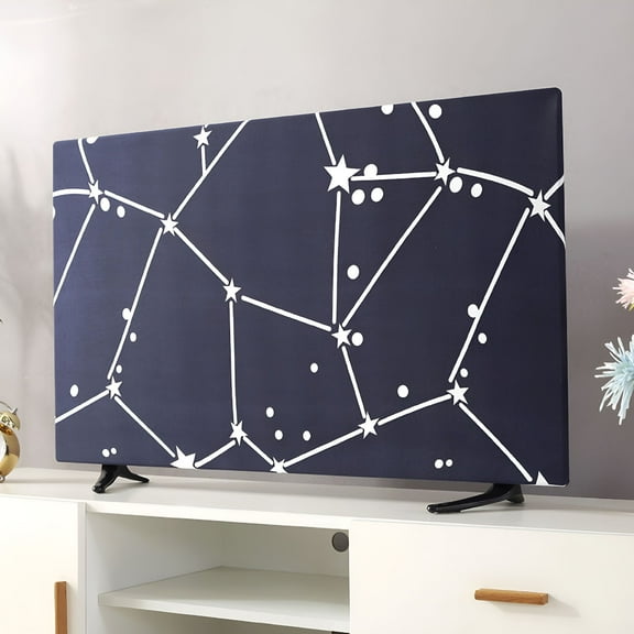 LAMIRO TV Cover Weatherproof Dustproof Universal Elastic Hanging Television Protector for Home Type 3 42in
